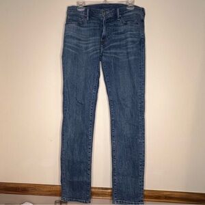 Abercrombie & Fitch Langdon Slim‎ Stretch Straight medium wash men’s jeans 32x32